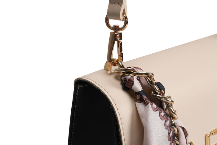 Lucky Bees Bolso Bandolera Crema y Azul Oscuro Lucky Bees Bolso Bandolera Crema y Azul Oscuro